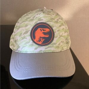 New with Tags Jurassic Park Kids Hat Jurassic World Dominion Grey Green White